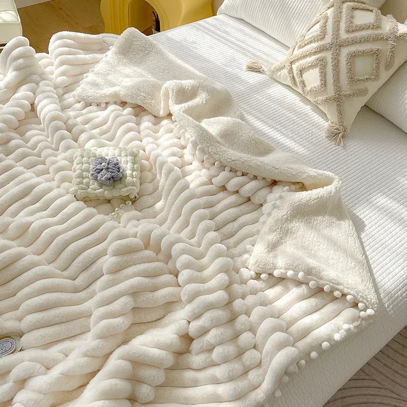 Cobertor Sherpa Marshmallow