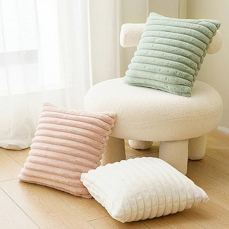 Capa de Almofada Pelúcia Marshmallow