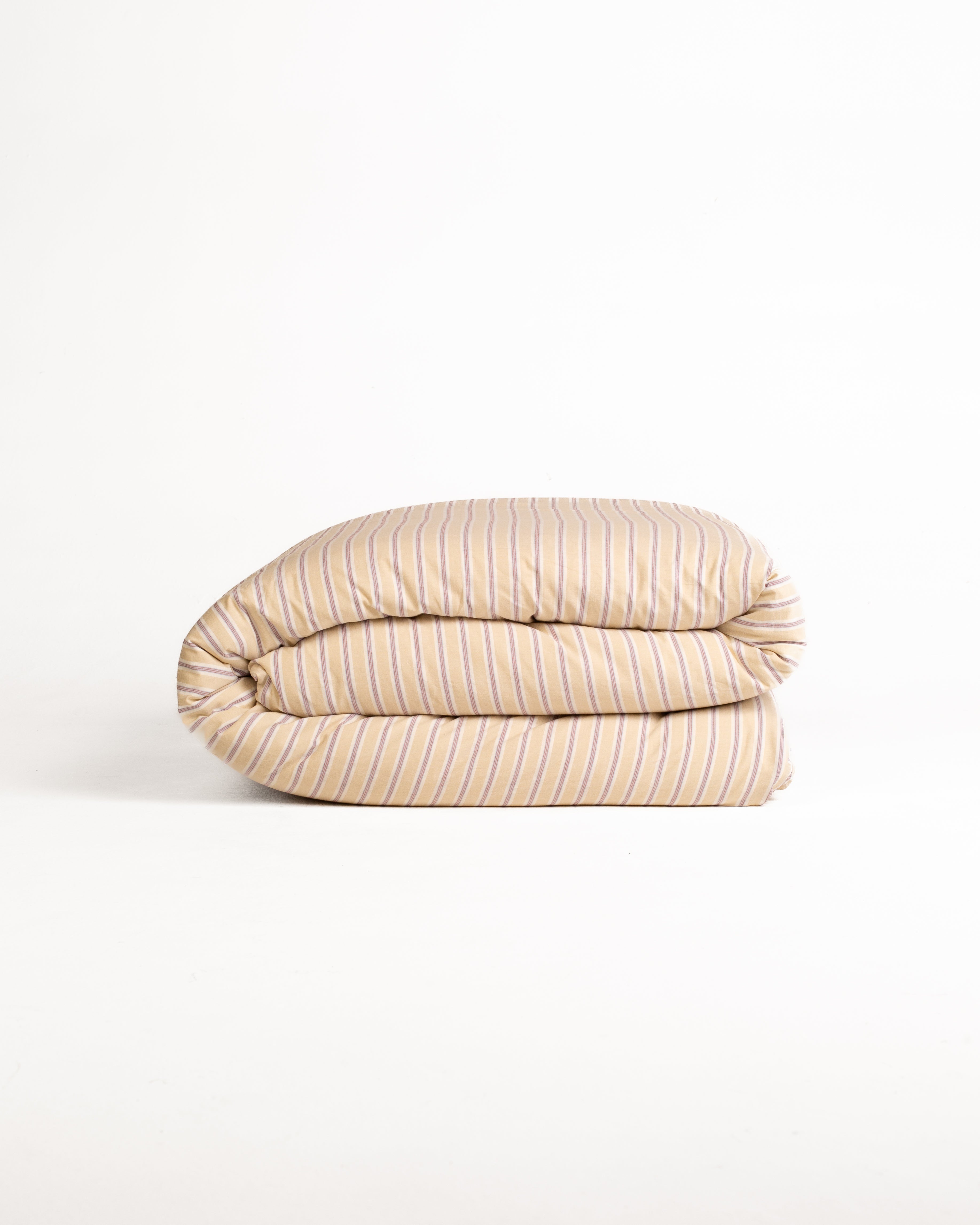 Duvet Stripes de Algodão - Cream