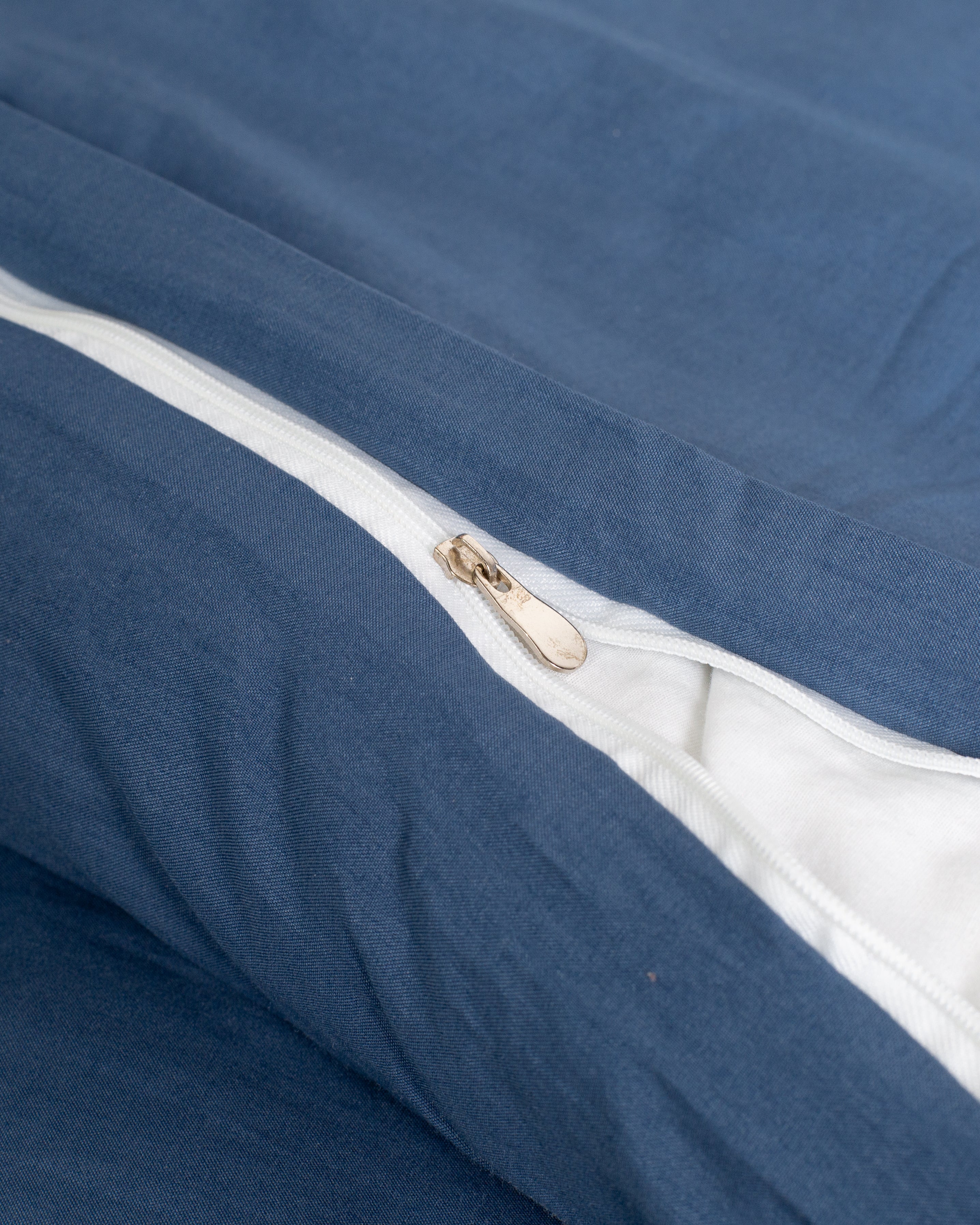 Duvet Solid Washed de Algodão - Navy