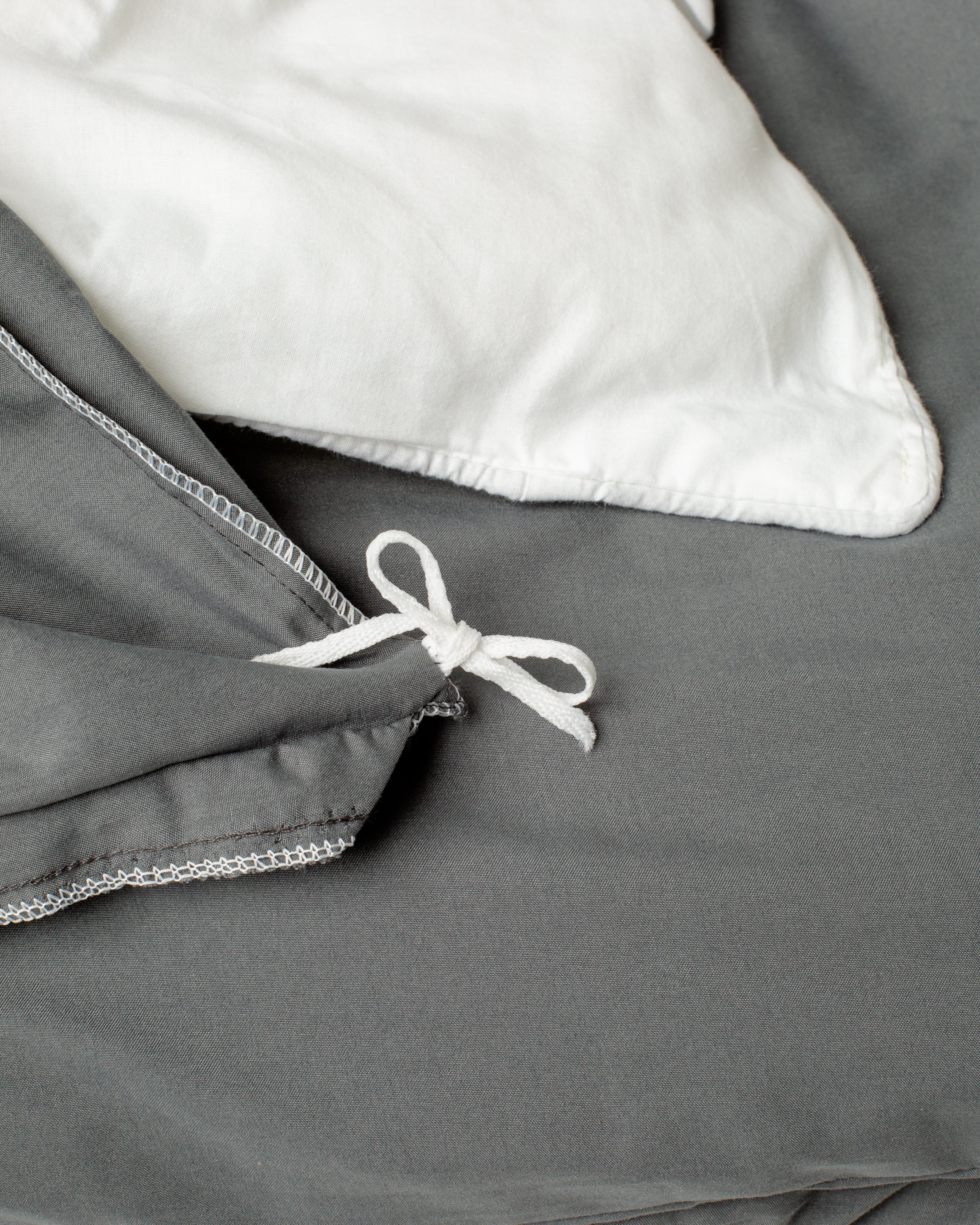 Duvet Solid Washed de Algodão - Smoke