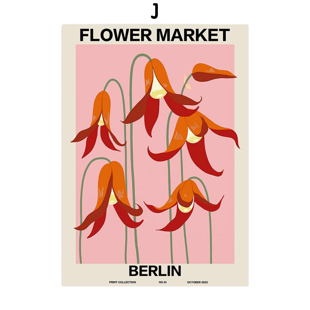 Poster Coleção Flower Market II