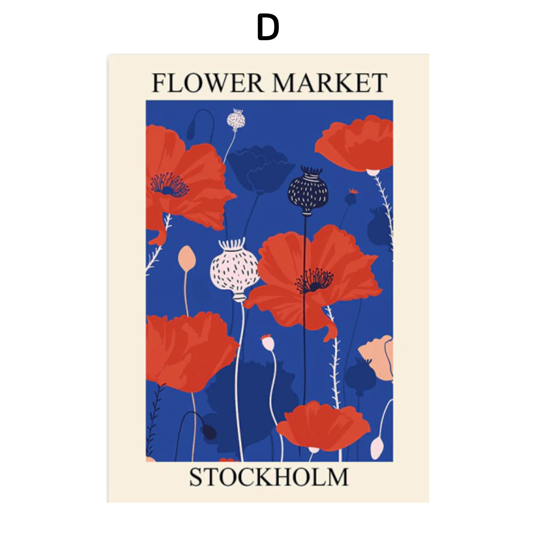 Poster Coleção Flower Market
