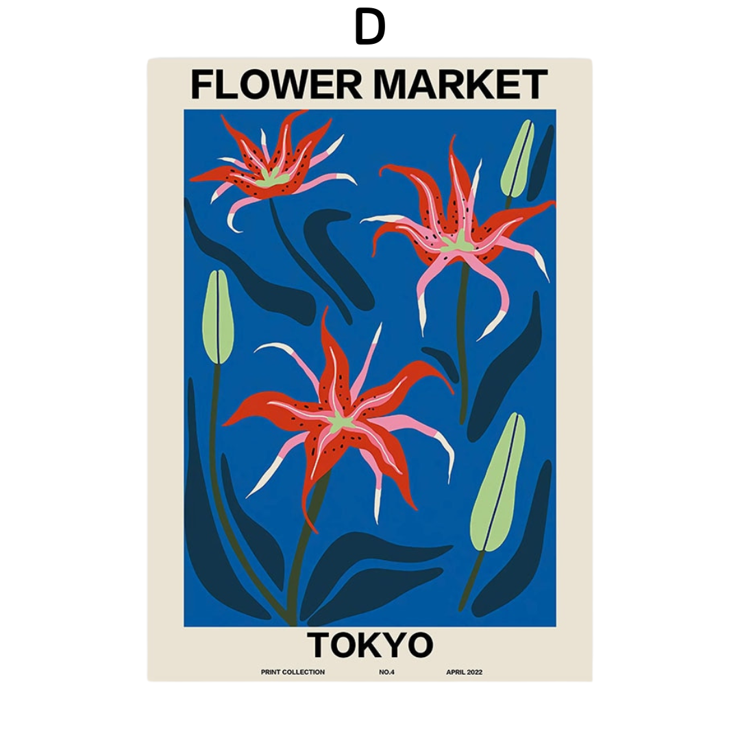 Poster Coleção Flower Market II