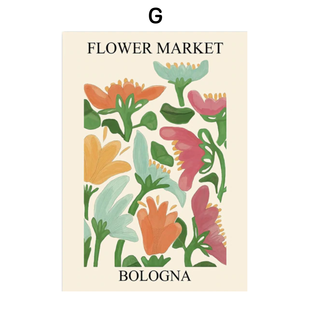 Poster Coleção Flower Market