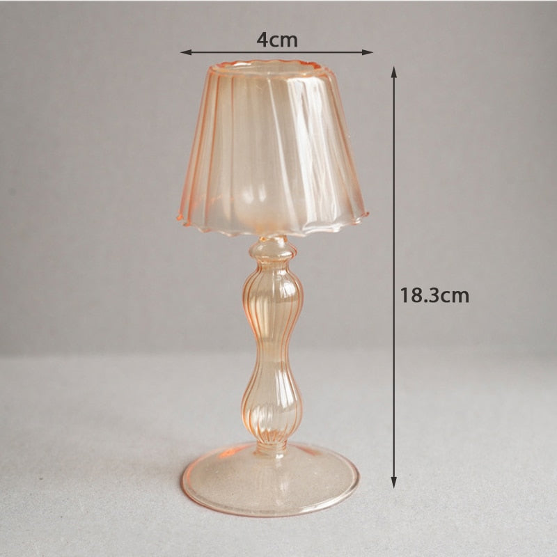 Castiçal de Vidro Lamp