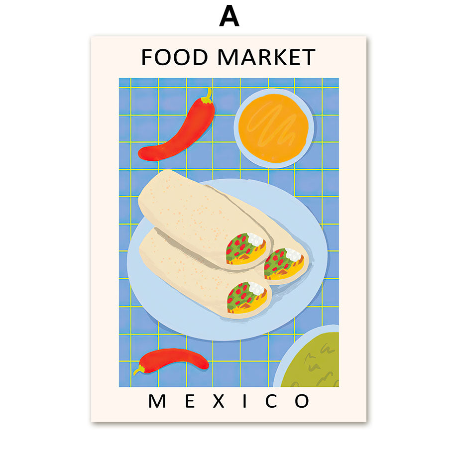 Poster Coleção Food Market