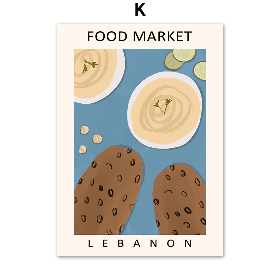 Poster Coleção Food Market