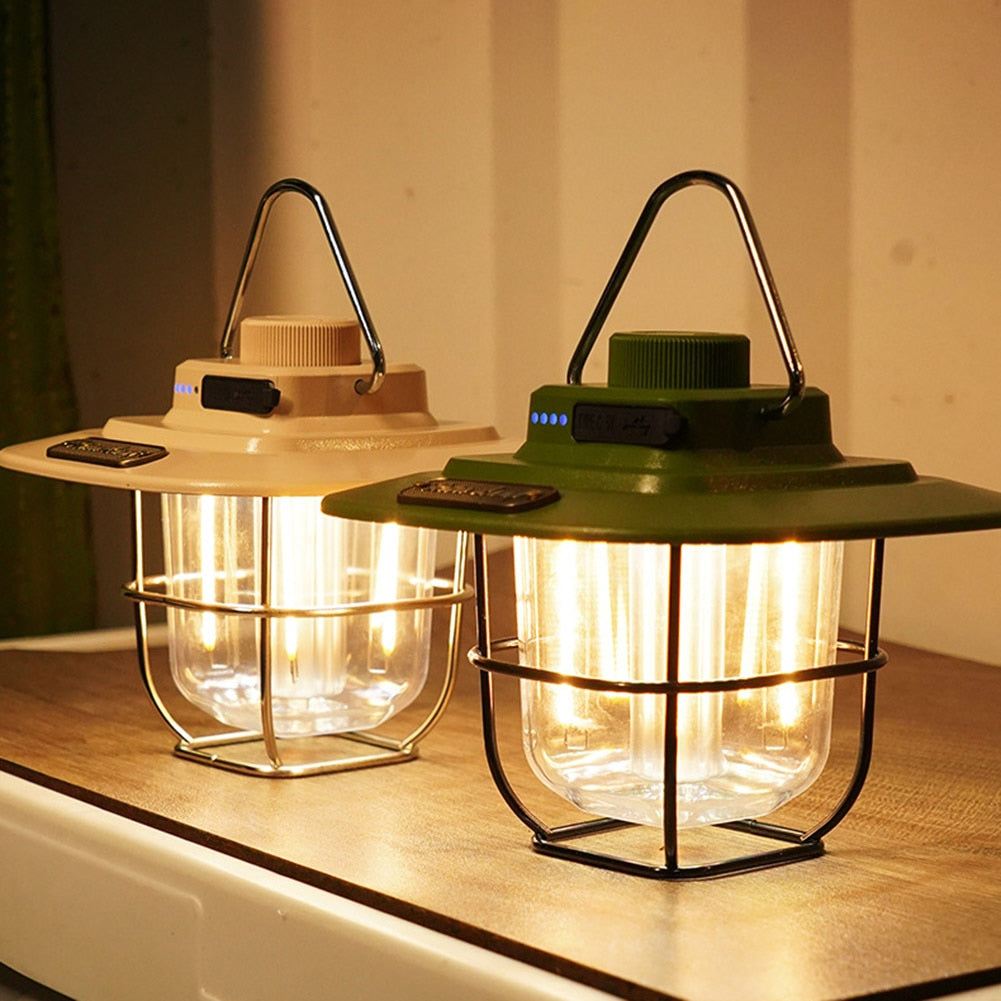 Lampião de LED Retro Lamp